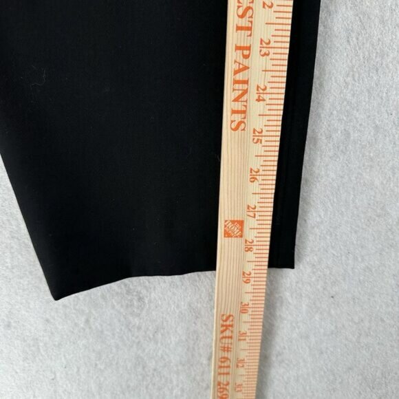 Valentino Trouser‎ SZ 6 Pants Miss V Wool Vintage Black Pleated Pintuck Tapered - Picture 8 of 9